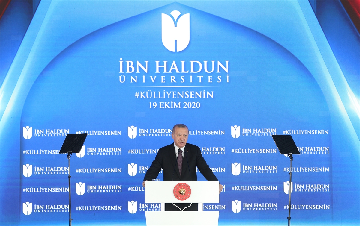 Cumhurbaşkanı Erdoğan, İbn Haldun Üniversitesi Külliyesi Açılış Töreni'nde konuştu