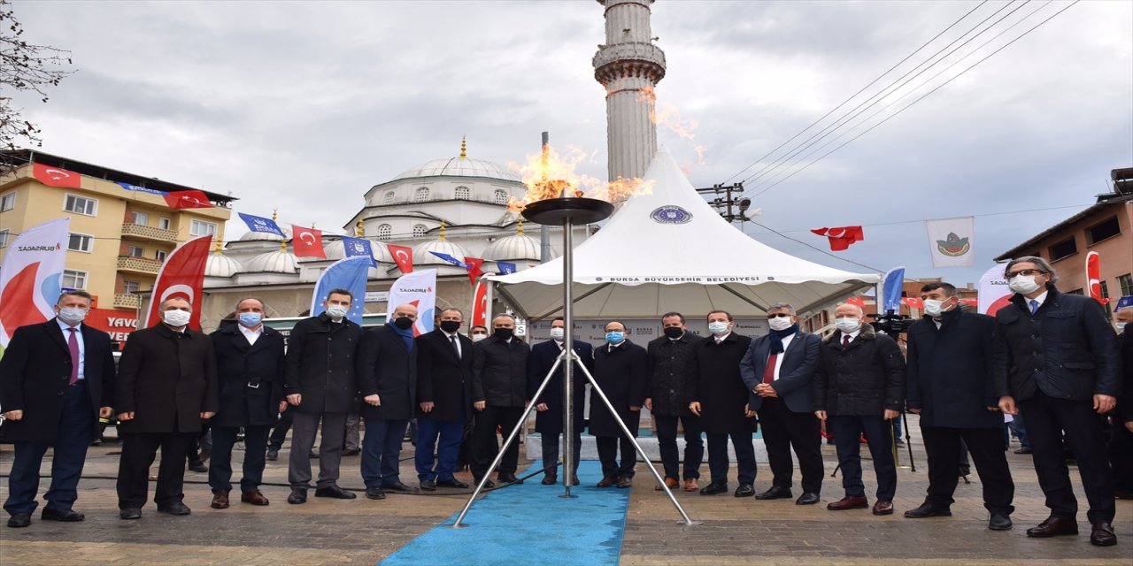 Bursa'nın 3 dağ ilçesine doğal gaz verilmeye başlandı