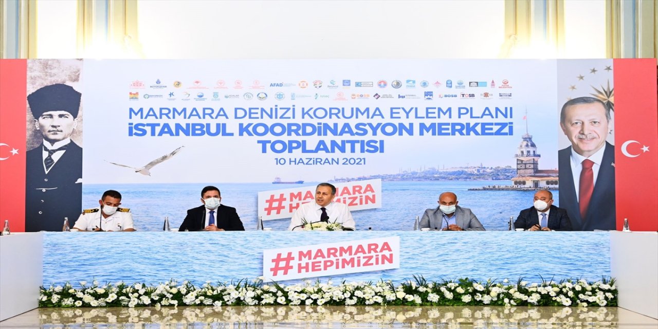 İstanbul Valiliğinde müsilajla mücadele toplantısı başladı