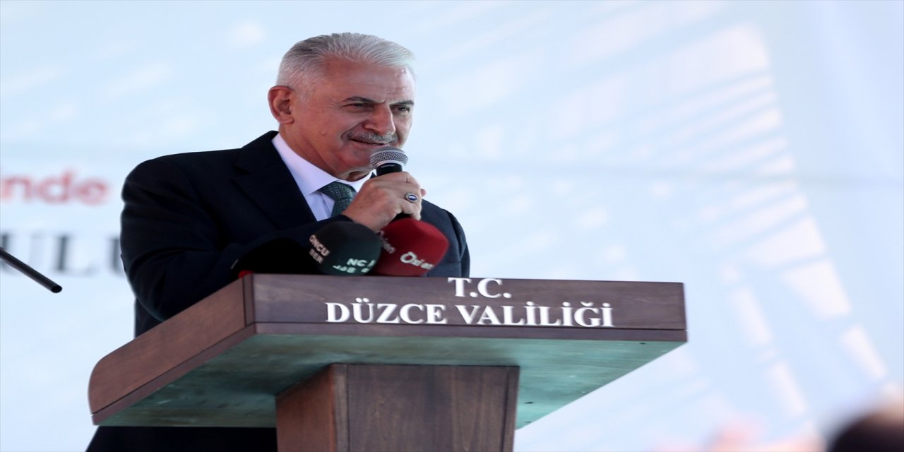 AK Parti Genel Başkanvekili Yıldırım, Düzce'de anaokulu açılışına katıldı