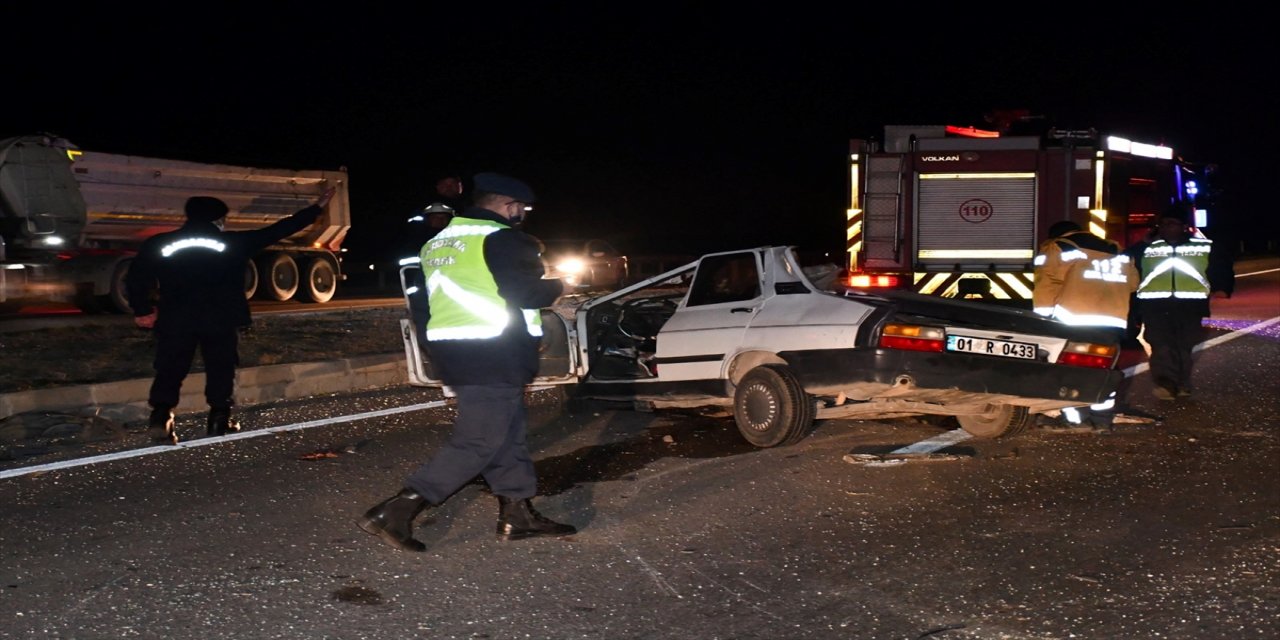 Adana'da meydana gelen trafik kazasında 1 kişi öldü