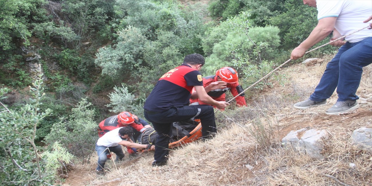 Muğla'da devrilen traktörün sürücüsü yaşamını yitirdi.