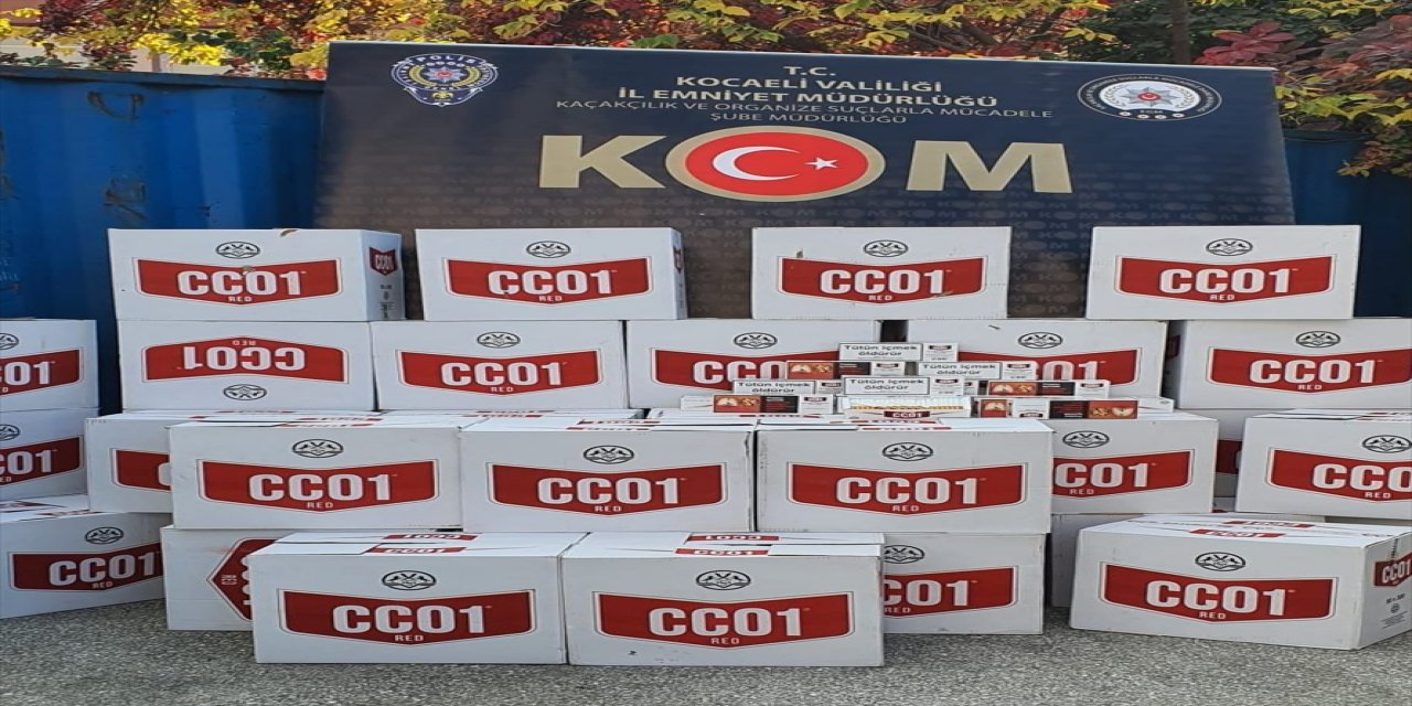 Kocaeli'de 1 milyon 770 bin makaron ele geçirildi