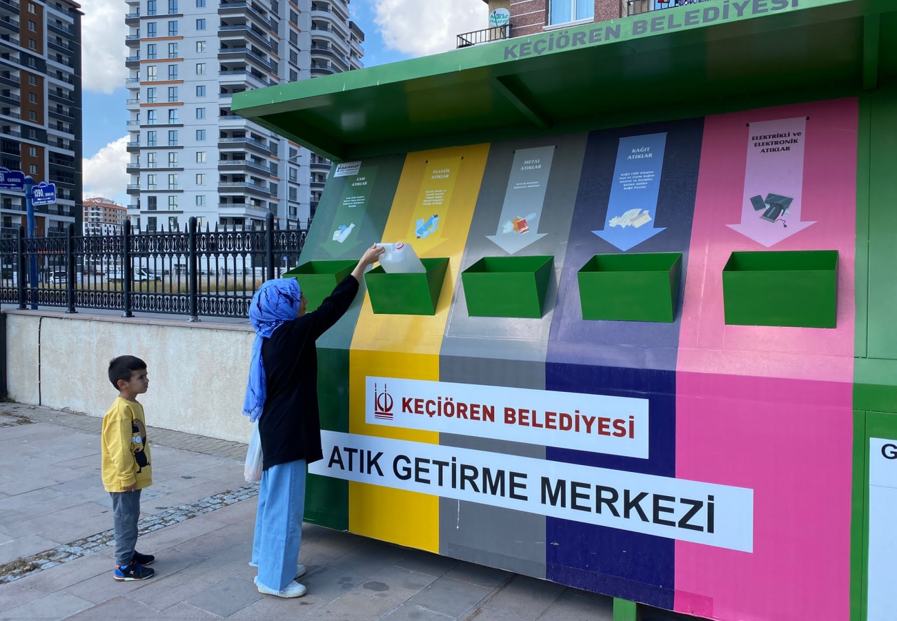 Atık Getirme Merkezi’nin sayısı 100’e çıkarıldı