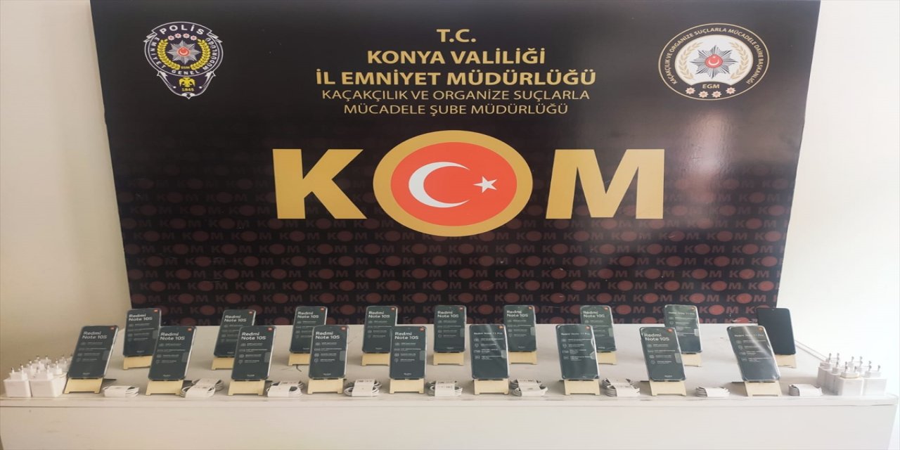 Konya'da kaçakçılık operasyonunda 3 zanlı yakalandı