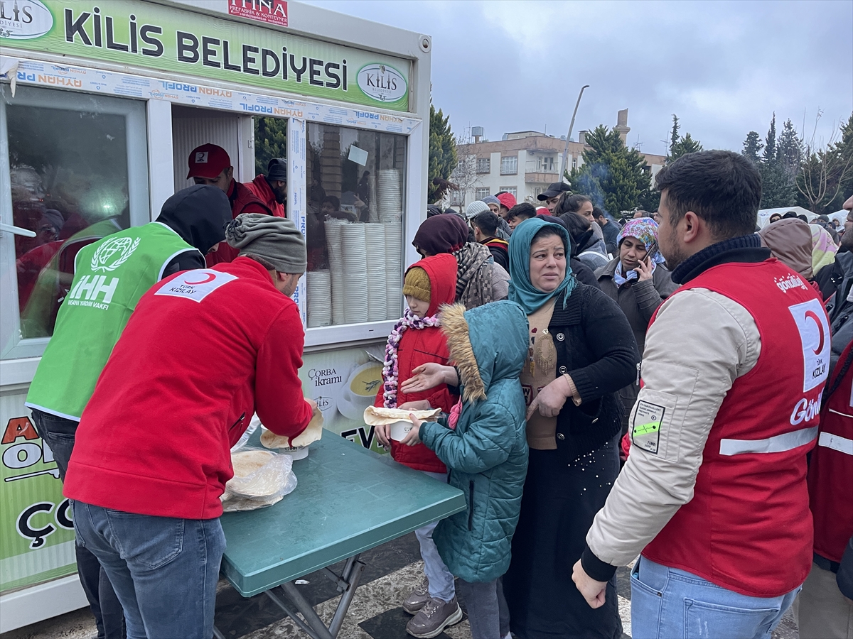 Kilis'te depremzedelere 20 bin kişilik çorba ikramı