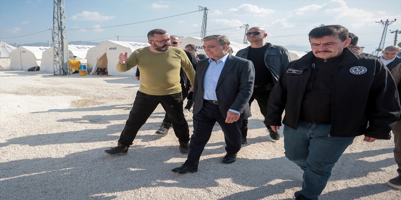 11. Cumhurbaşkanı Abdullah Gül, Hatay'da incelemelerde bulundu: