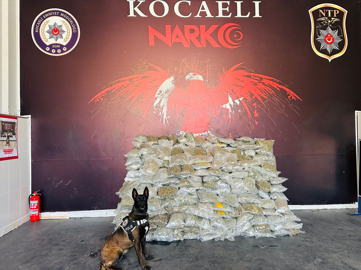 Kocaeli'de tırın dorsesinde 116 kilogram sentetik uyuşturucu ele geçirildi