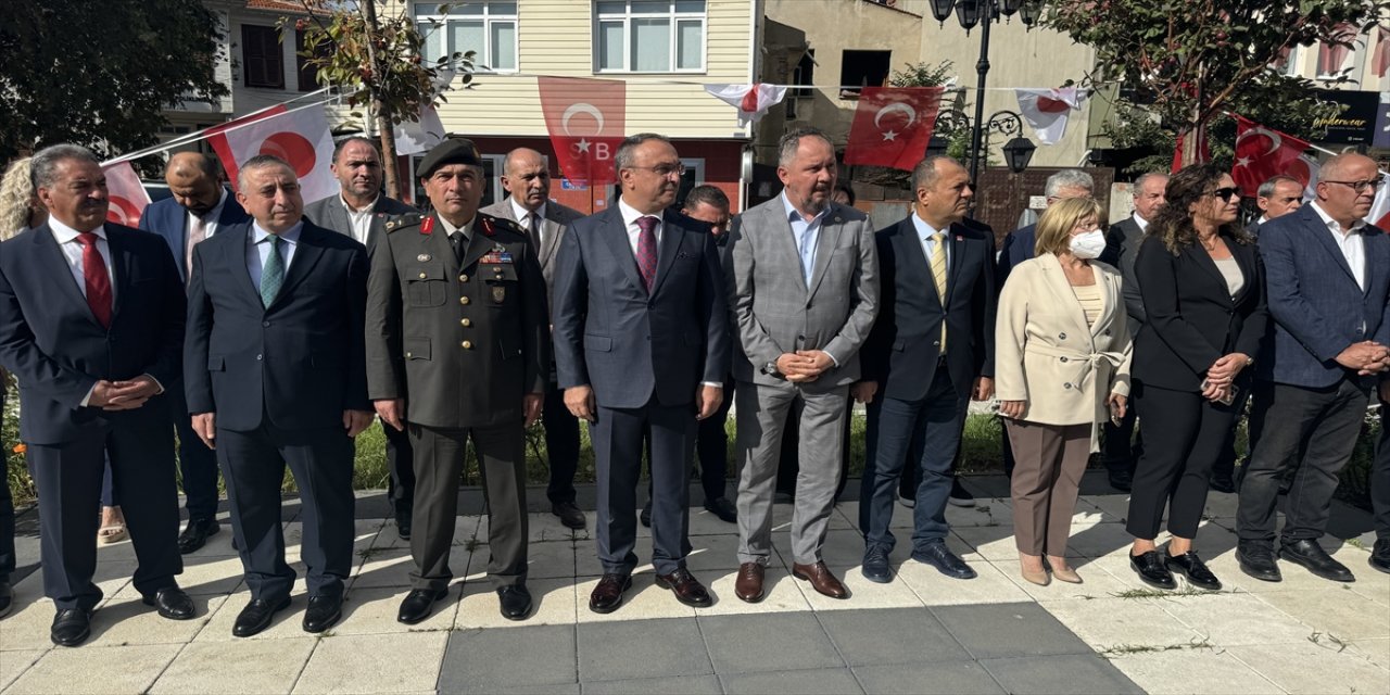 Tekirdağ'da Ertuğrul Fırkateyni şehitlerini anma programı düzenlendi.