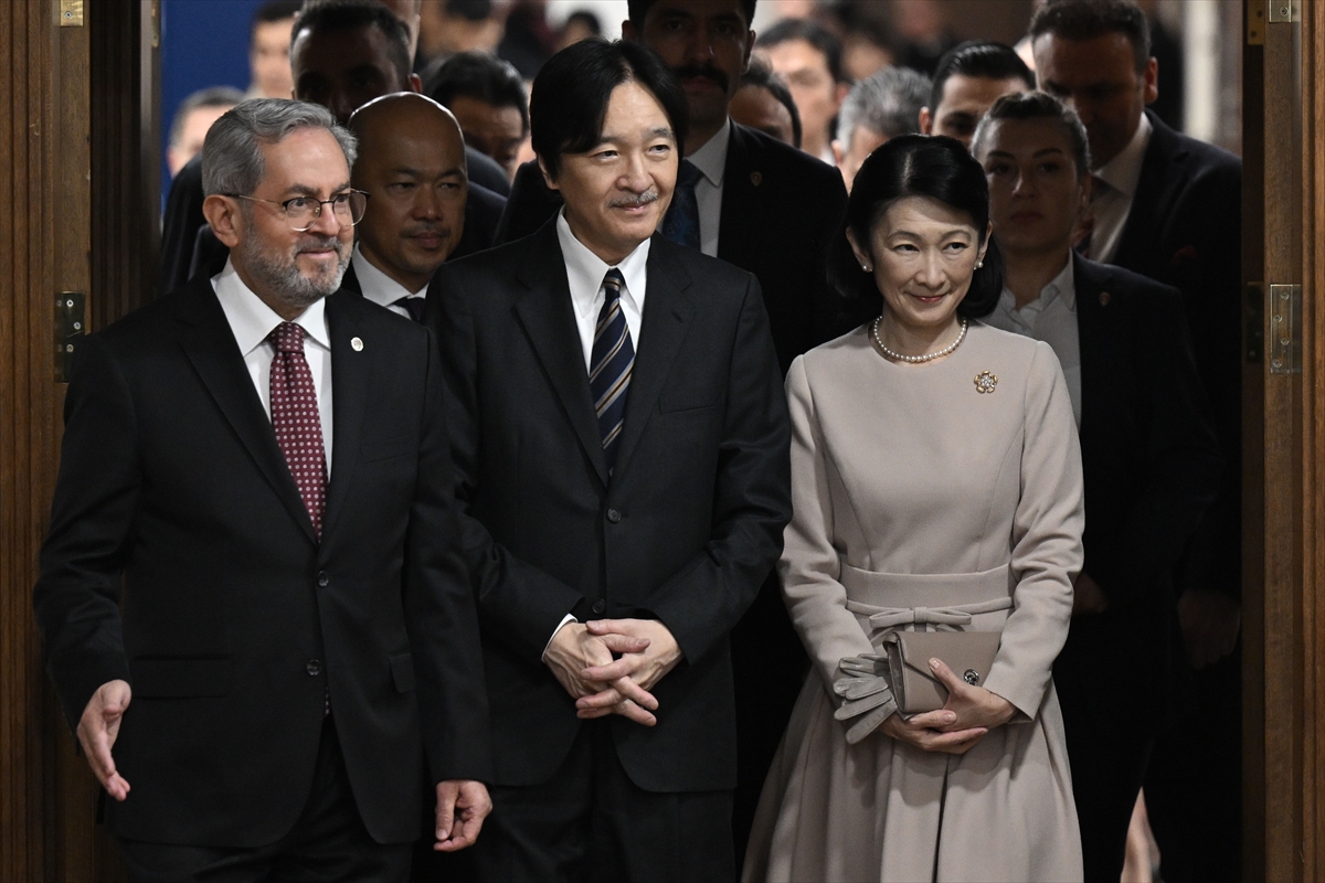 Japonya Veliaht Prensi Fumihito ve Veliaht Prensesi Kiko, Ankara Üniversitesi'ni ziyaret etti