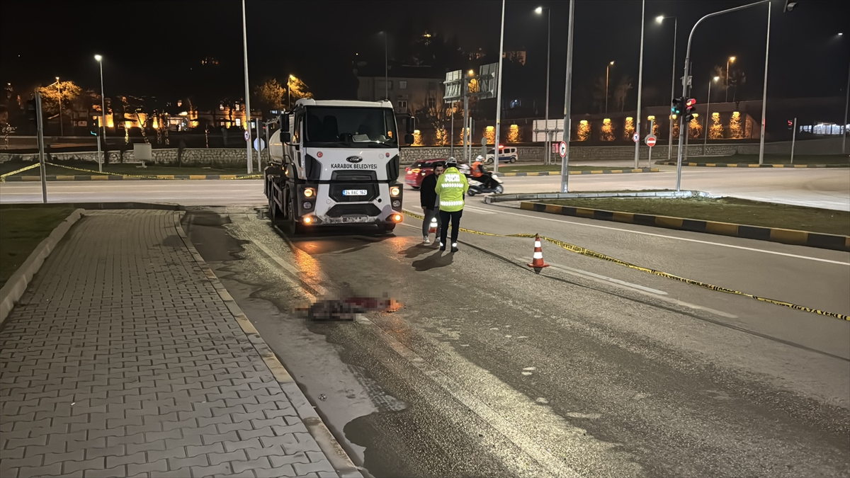 Karabük'te su tankerinin çarptığı kişi 4 günlük yaşam mücadelesini kaybetti