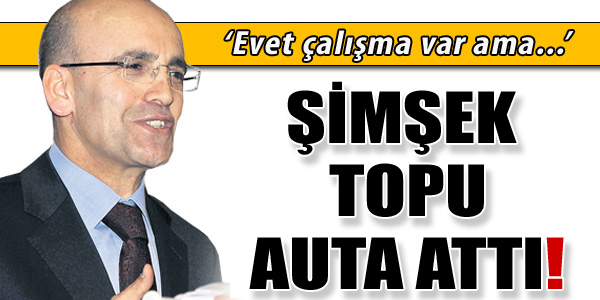 "Evet çalışma var ama..."