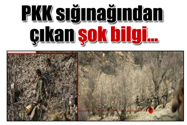 PKK sığınağından çıkan şok bilgi